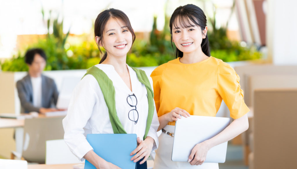 business woman working in the office